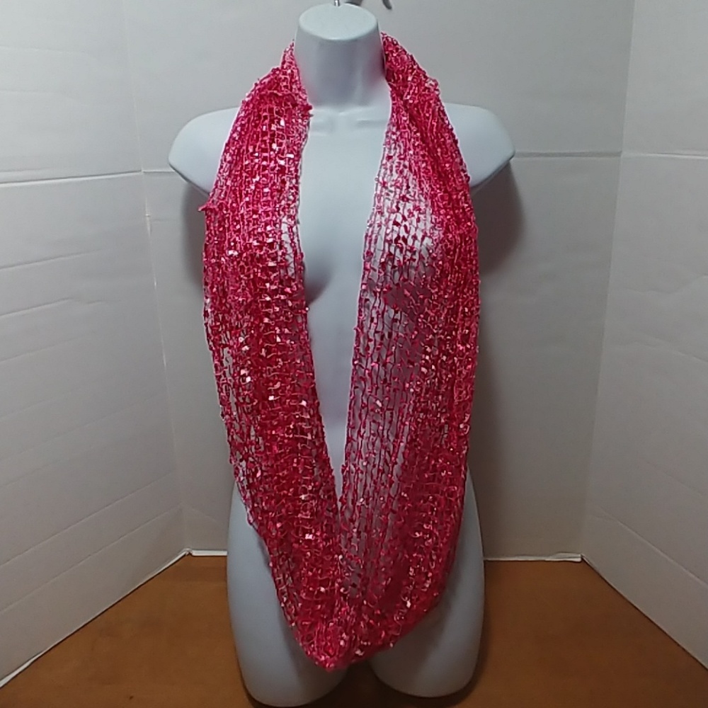 Icon collection infinity scarf pink Lacey
